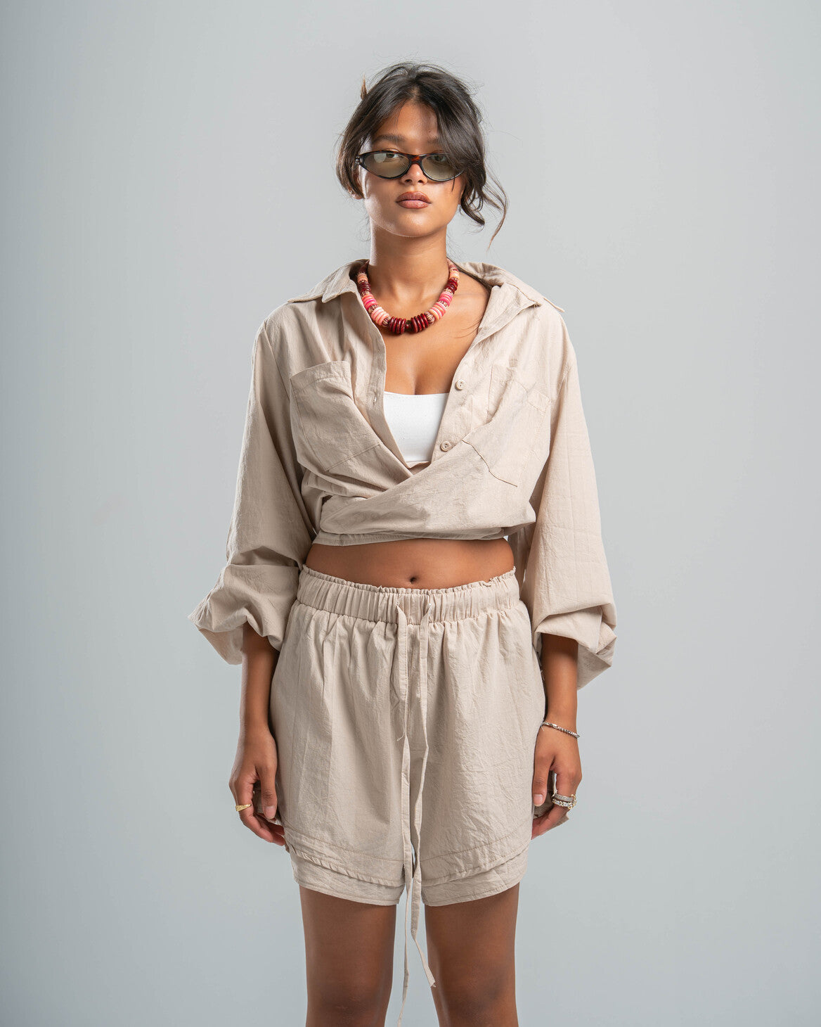 BEIGE COASTAL SHIRT