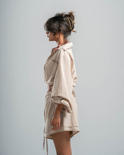 BEIGE COASTAL SHIRT