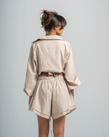 BEIGE COASTAL SHIRT