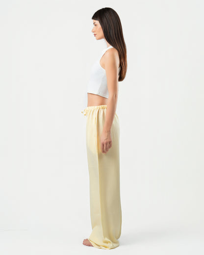 Yellow Linen Pants