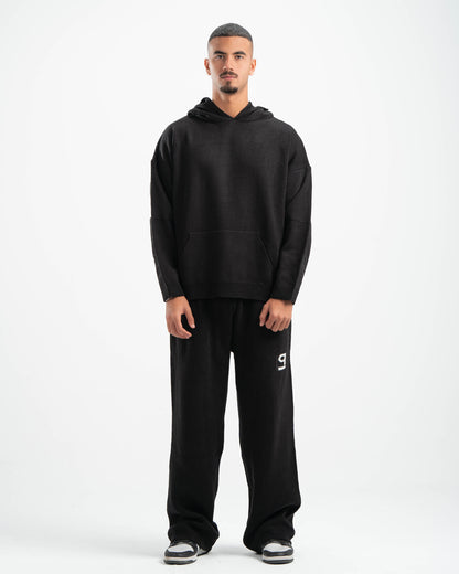 PSYCH BLACK KNITTED PANTS