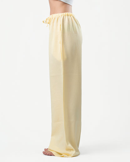 Yellow Linen Pants