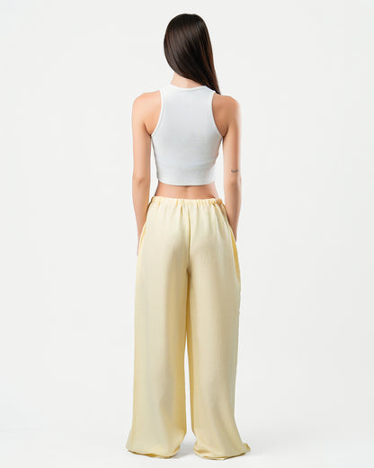 Yellow Linen Pants