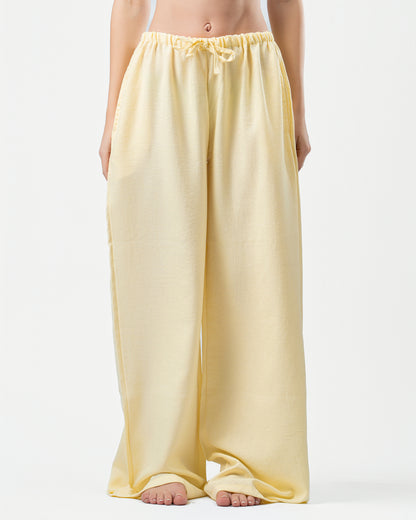 Yellow Linen Pants