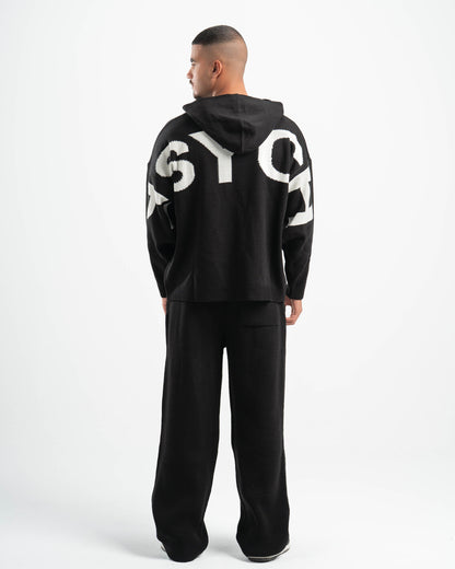 PSYCH BLACK KNITTED PANTS
