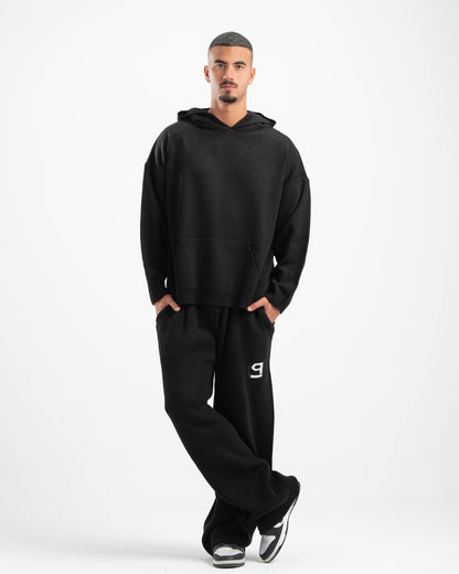 PSYCH BLACK KNITTED PANTS