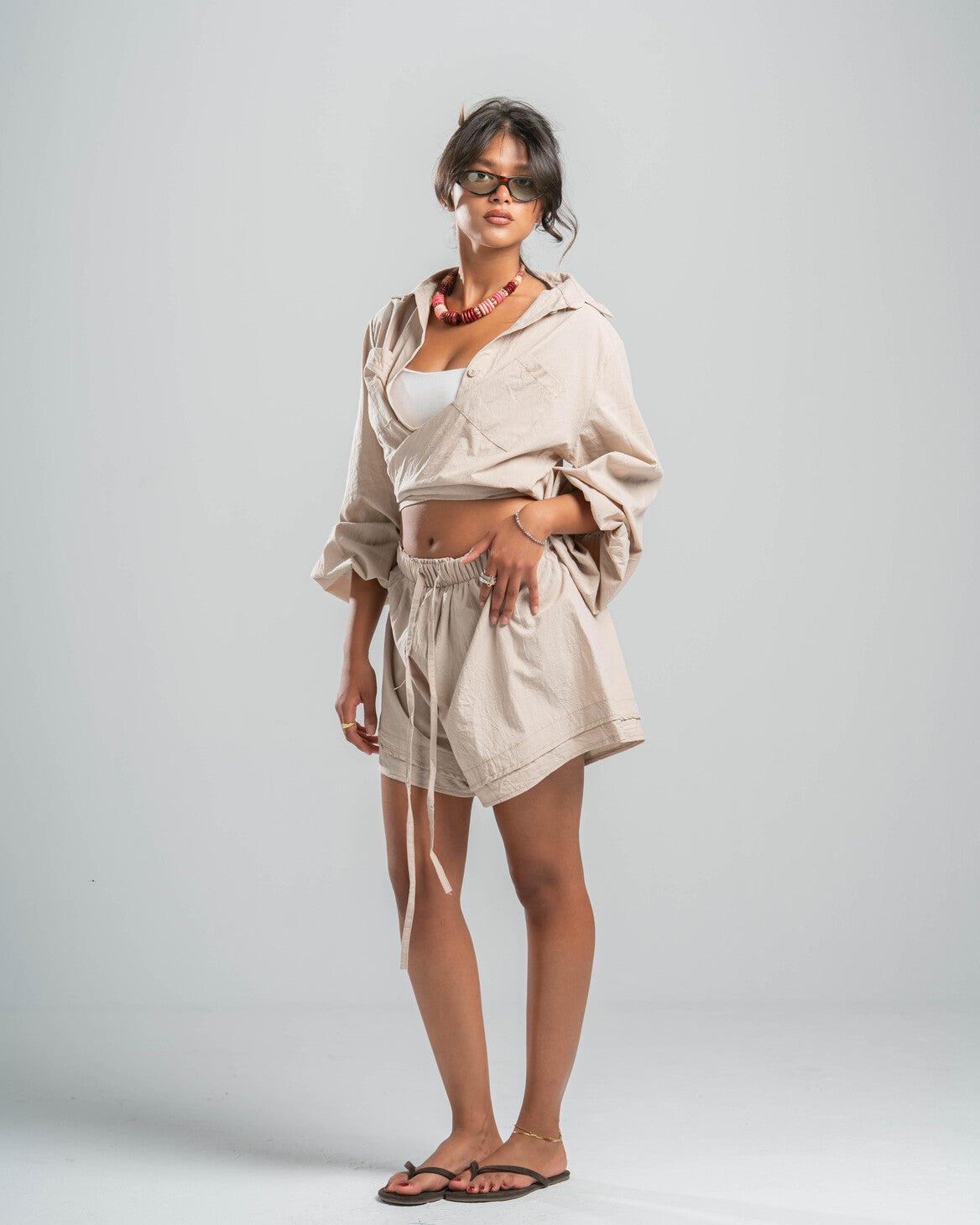 BEIGE COASTAL SHIRT