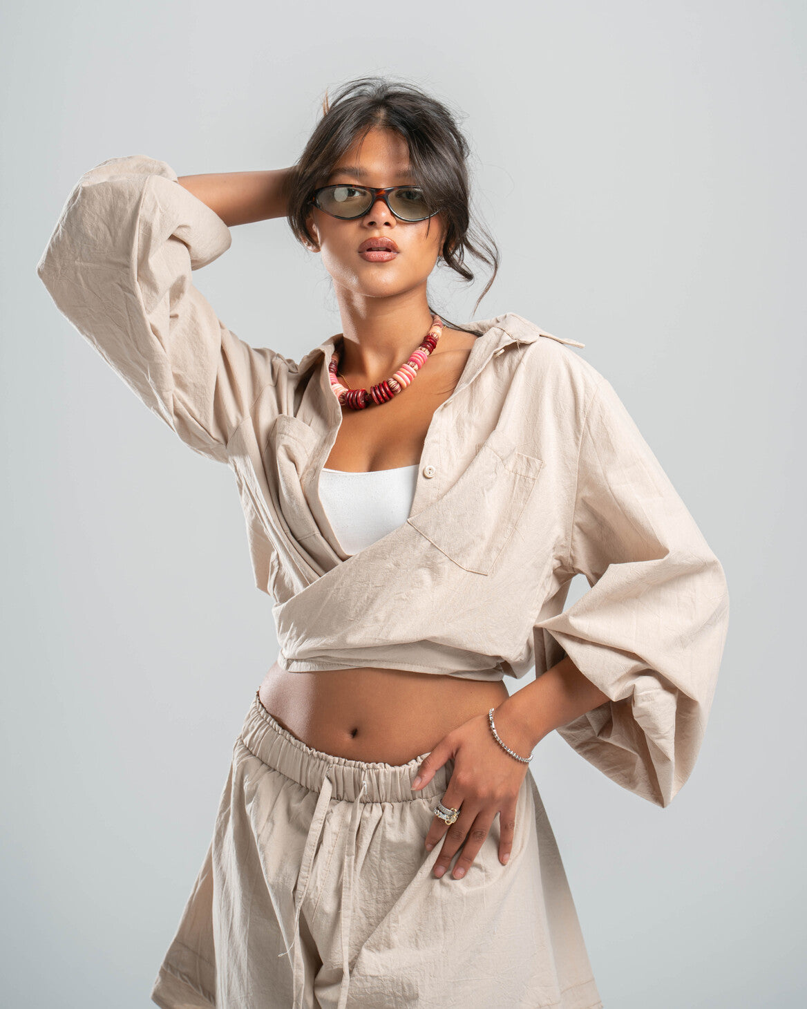 BEIGE COASTAL SHIRT