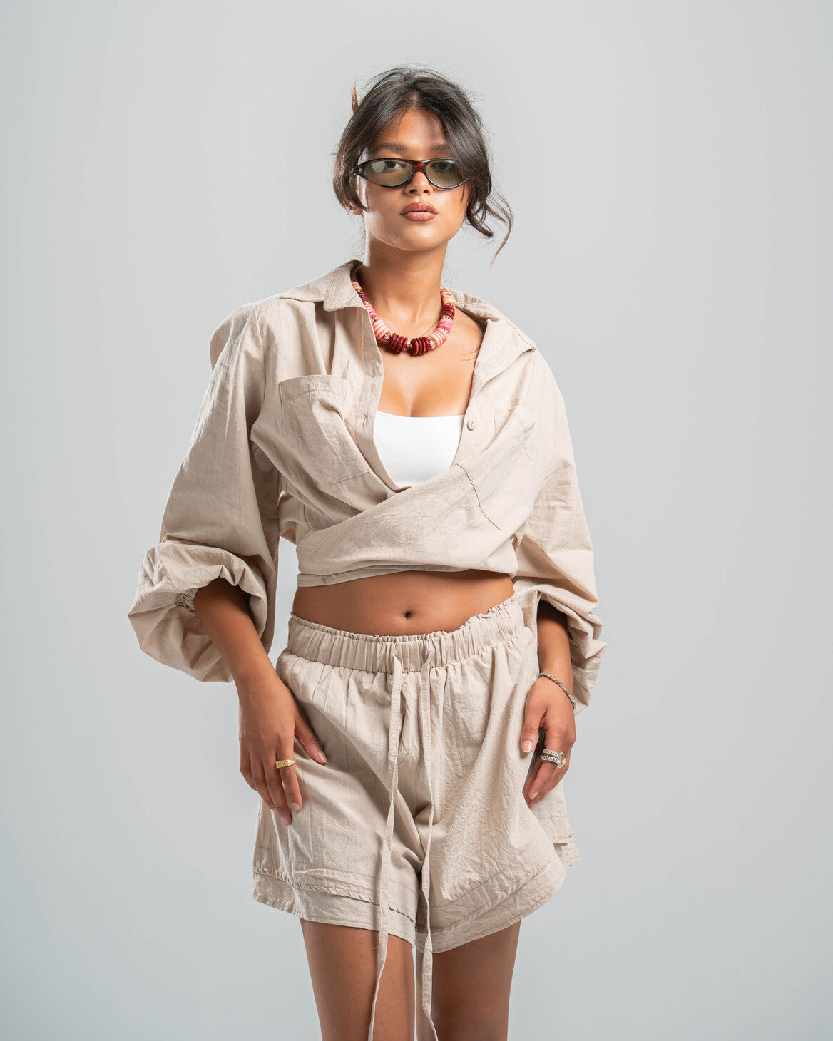 BEIGE COASTAL SHIRT