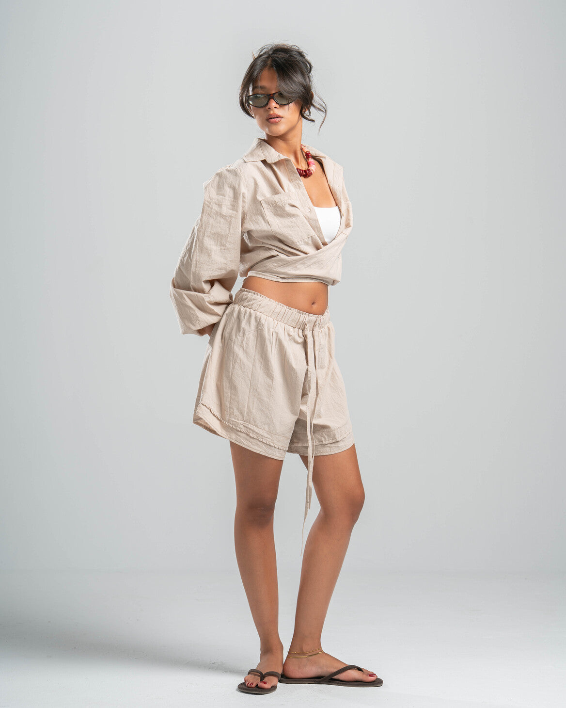 BEIGE COASTAL SHIRT