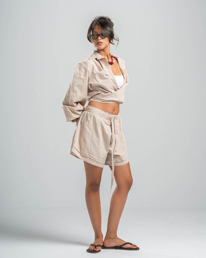 BEIGE COASTAL SHIRT