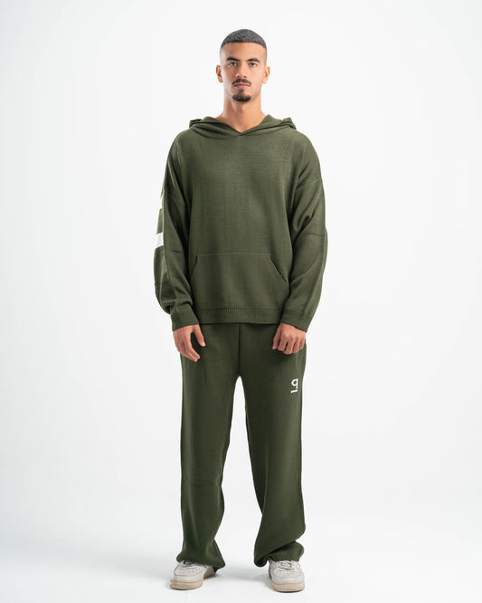 PSYCH OLIVE KNITTED PANTS