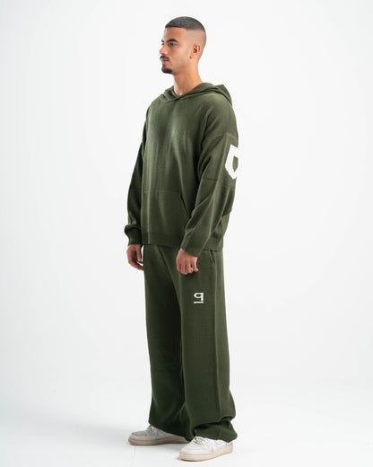 PSYCH OLIVE KNITTED PANTS