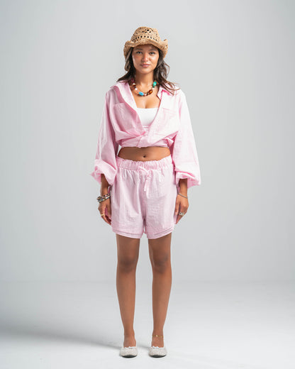 PINK COASTAL SHORTS