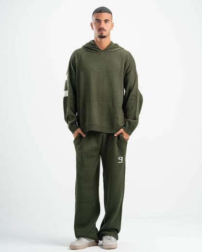 PSYCH OLIVE KNITTED PANTS