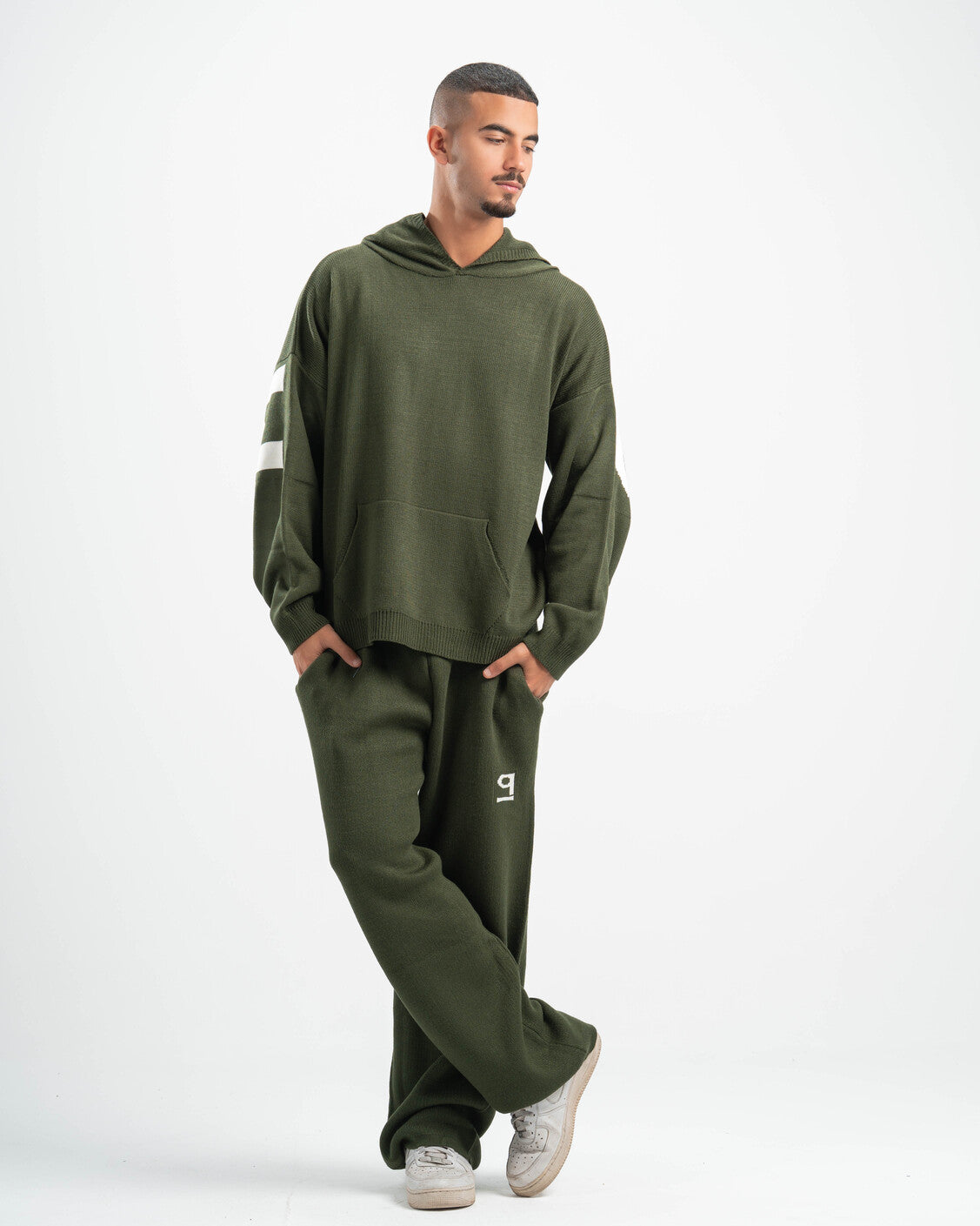 PSYCH OLIVE KNITTED PANTS