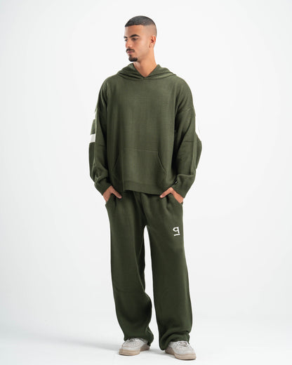 PSYCH OLIVE KNITTED PANTS