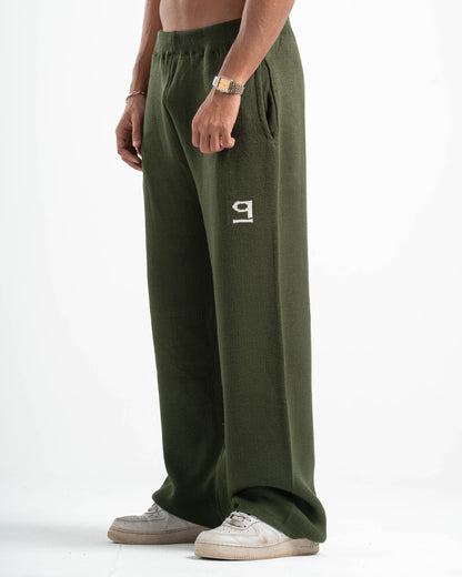 PSYCH OLIVE KNITTED PANTS