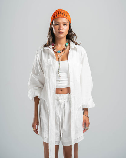 WHITE COASTAL SHIRT