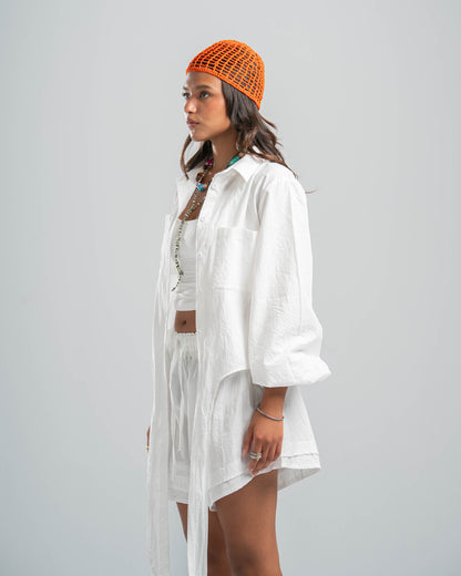 WHITE COASTAL SHIRT