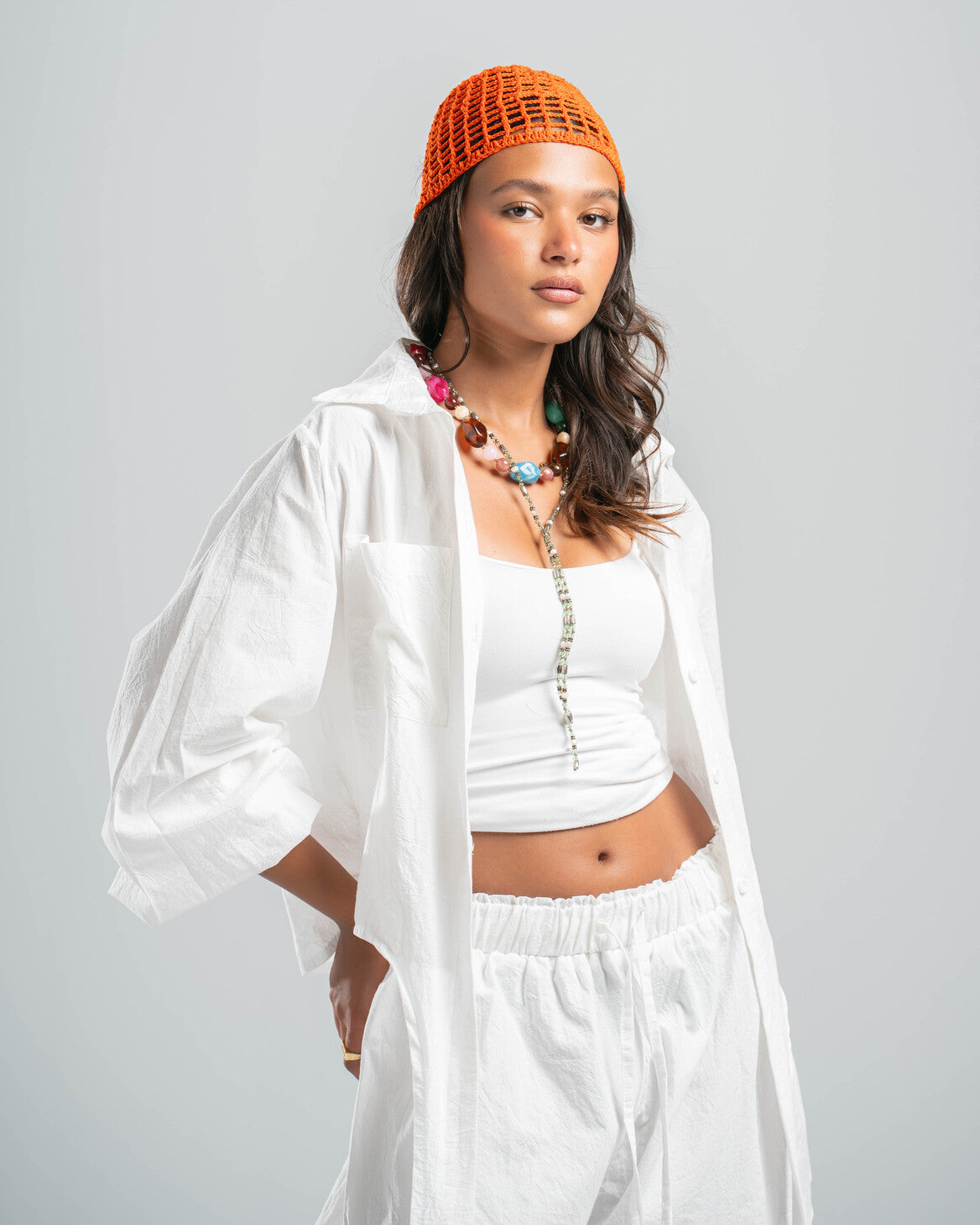 WHITE COASTAL SHIRT