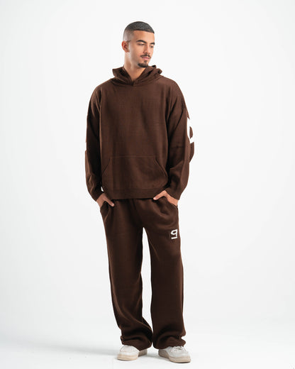 PSYCH BROWN KNITTED PANTS