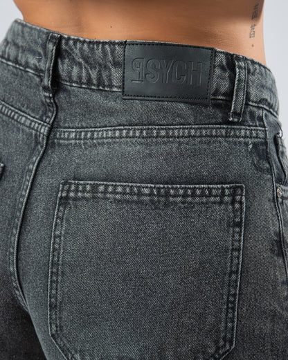 Pattes D’éléphant Jeans in Black