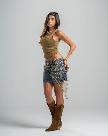 GOLD SHIMMER TOP