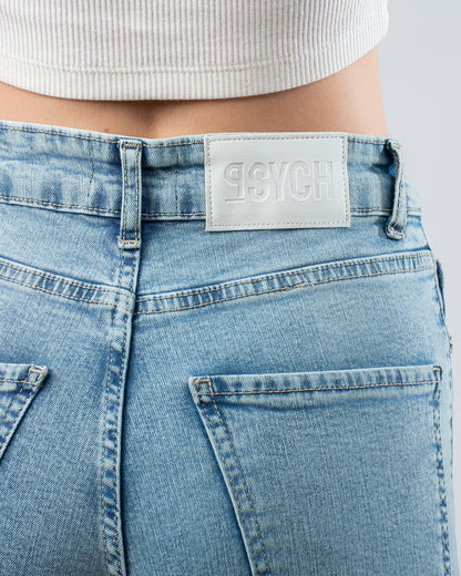 Flared Jeans in Light Blue