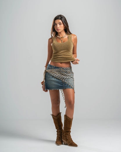 GOLD SHIMMER TOP
