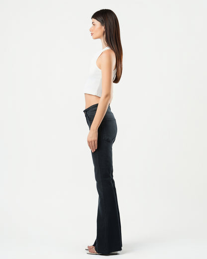 Flared Jeans in Black
