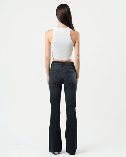 Flared Jeans in Black