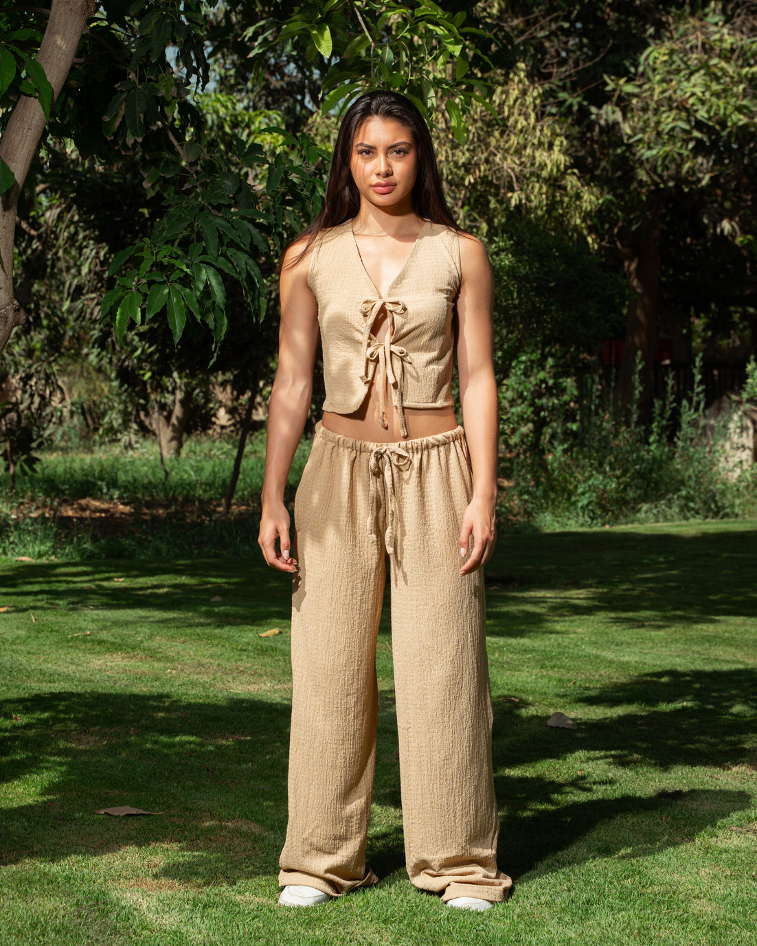 Sand Crinkle Pants