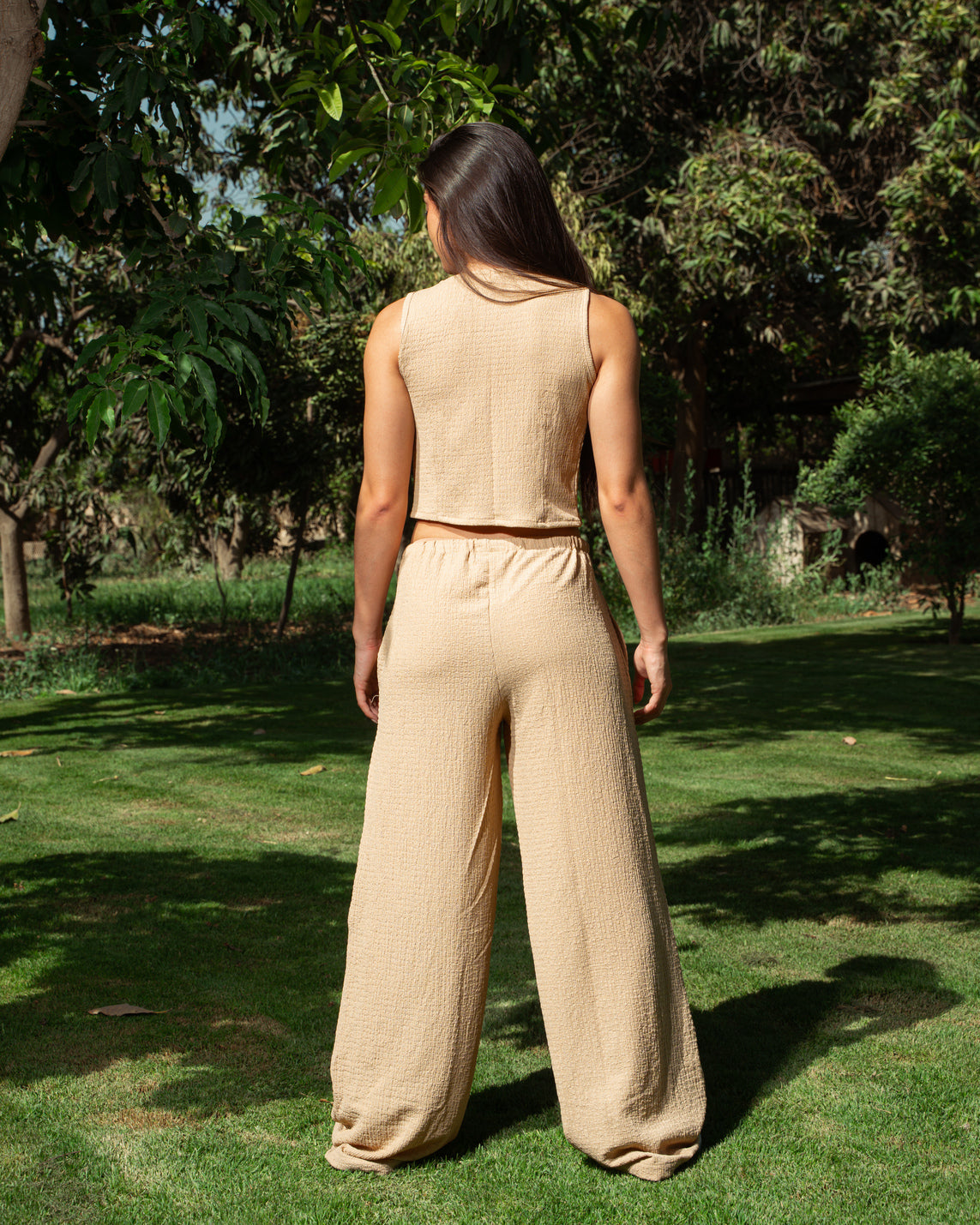 Sand Crinkle Pants