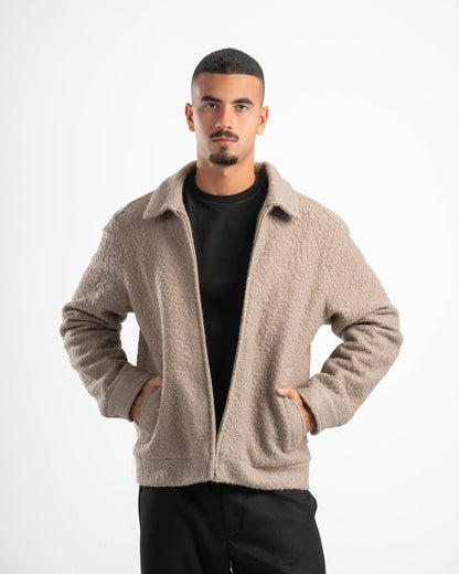 GREIGE FAUX JACKET