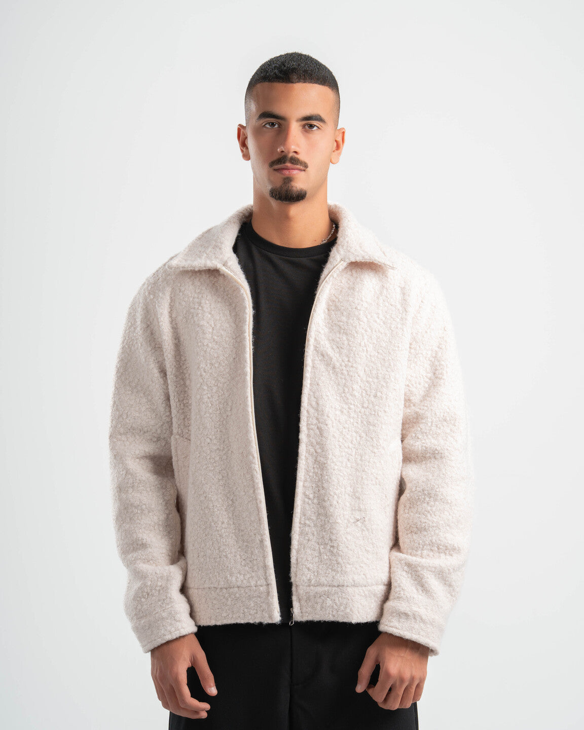 OFF-WHITE FAUX JACKET