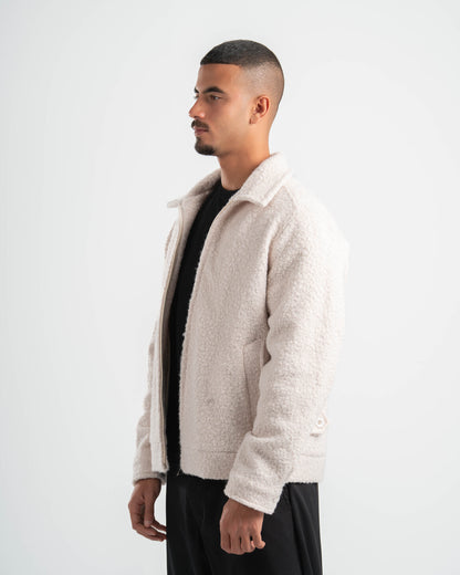 OFF-WHITE FAUX JACKET