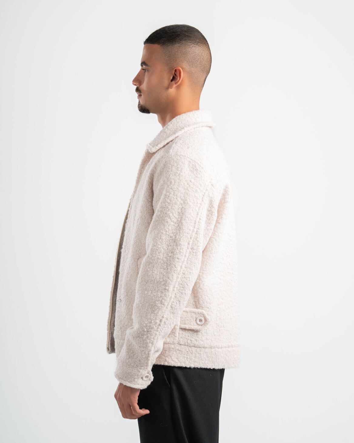 OFF-WHITE FAUX JACKET