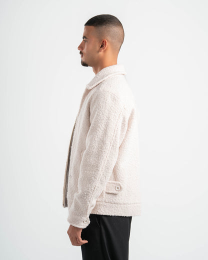 OFF-WHITE FAUX JACKET