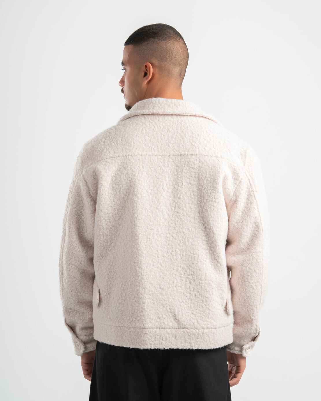 OFF-WHITE FAUX JACKET