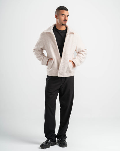OFF-WHITE FAUX JACKET