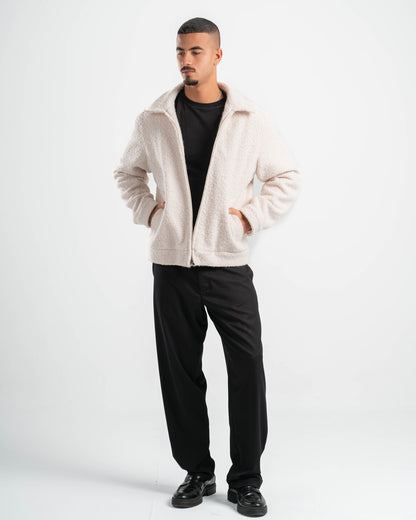 OFF-WHITE FAUX JACKET