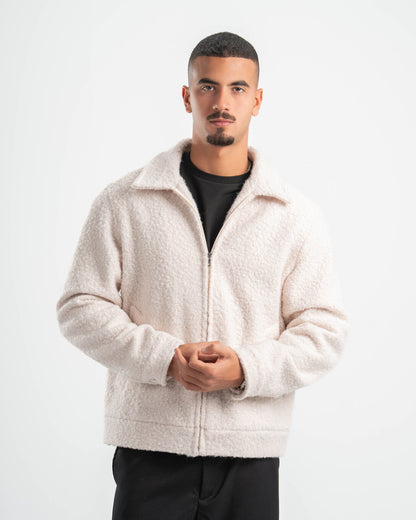 OFF-WHITE FAUX JACKET