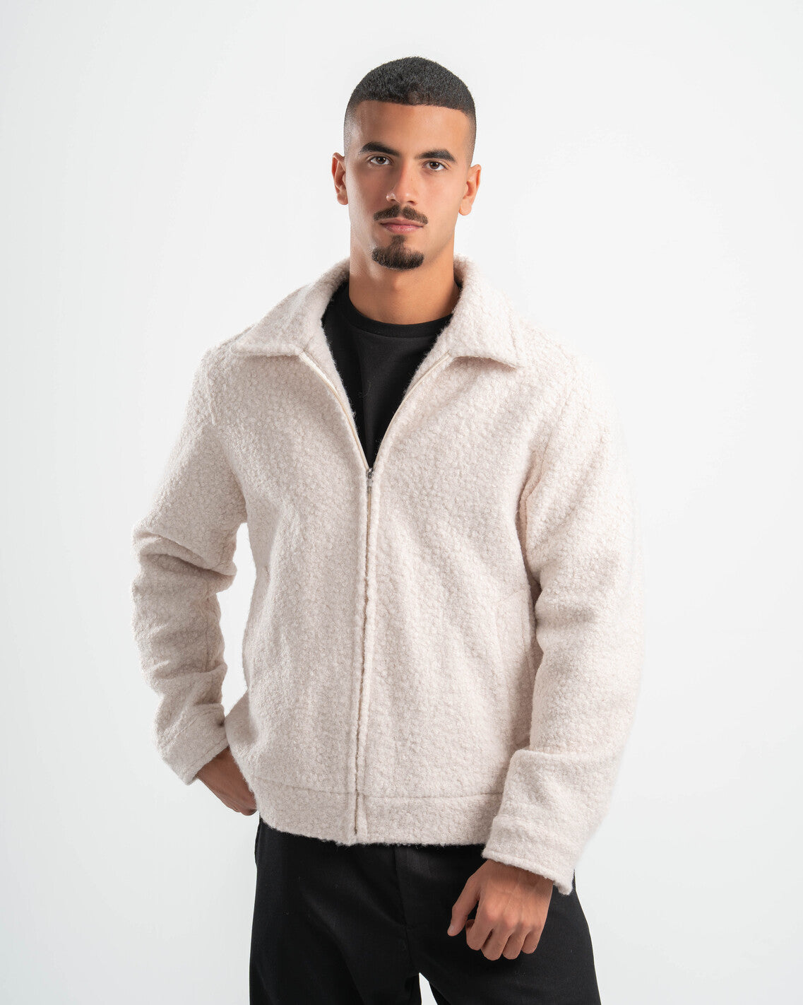 OFF-WHITE FAUX JACKET