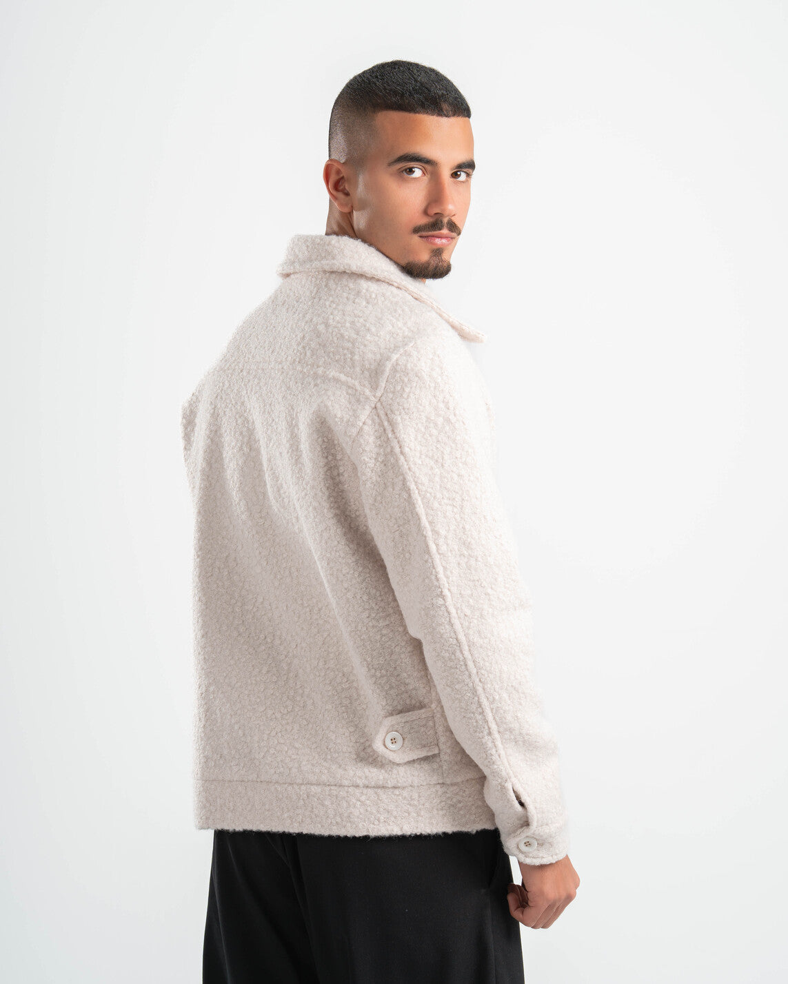 OFF-WHITE FAUX JACKET