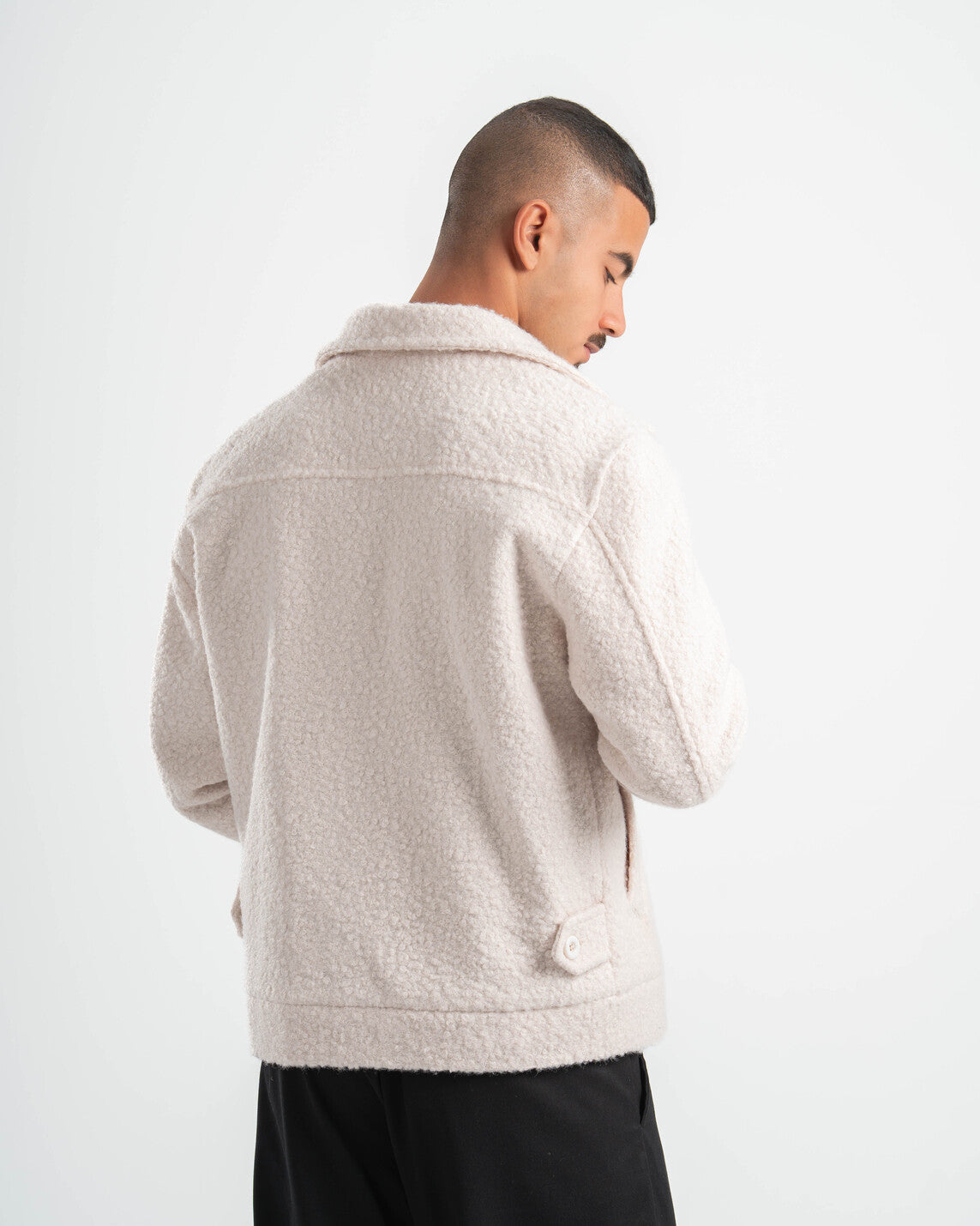 OFF-WHITE FAUX JACKET