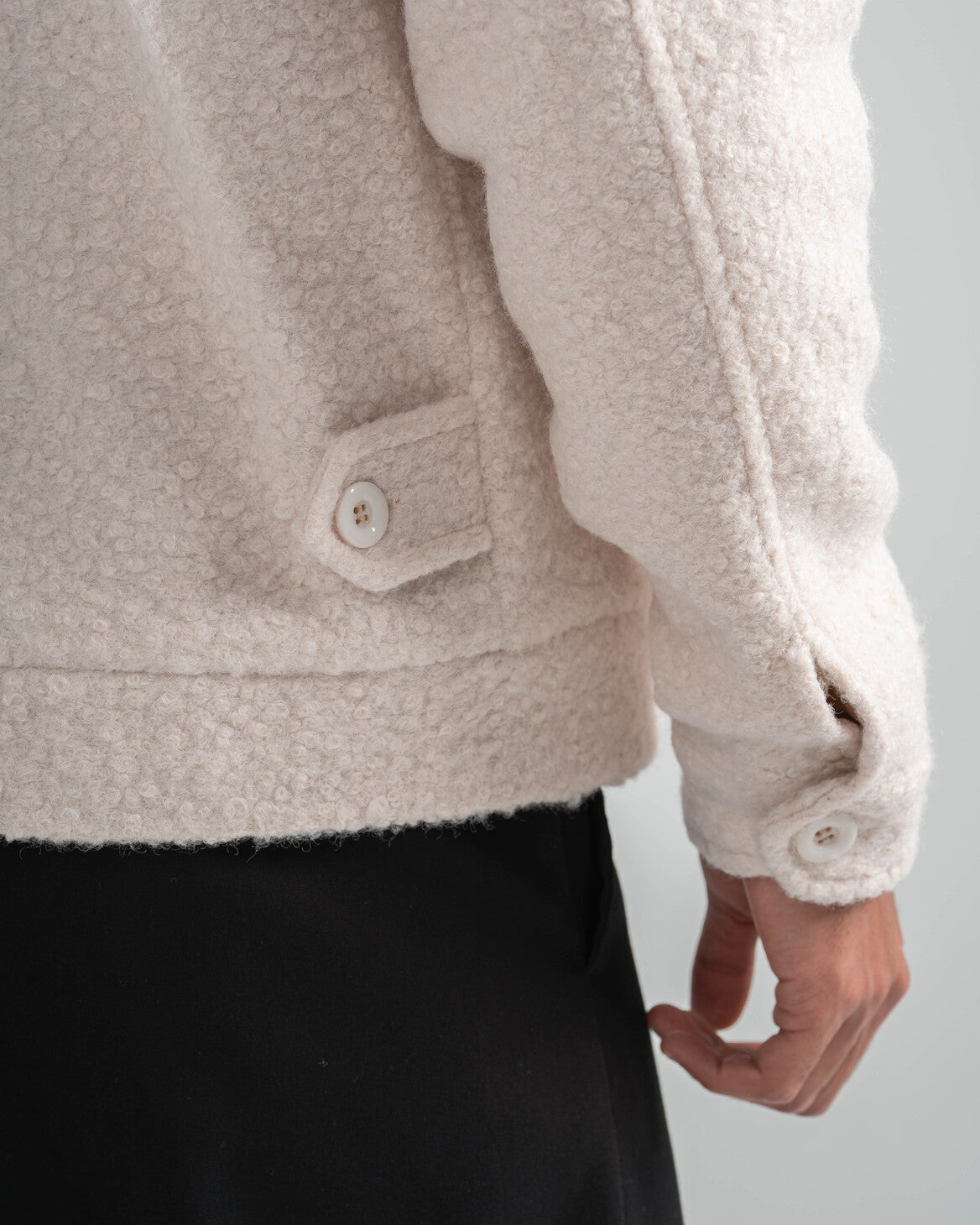 OFF-WHITE FAUX JACKET