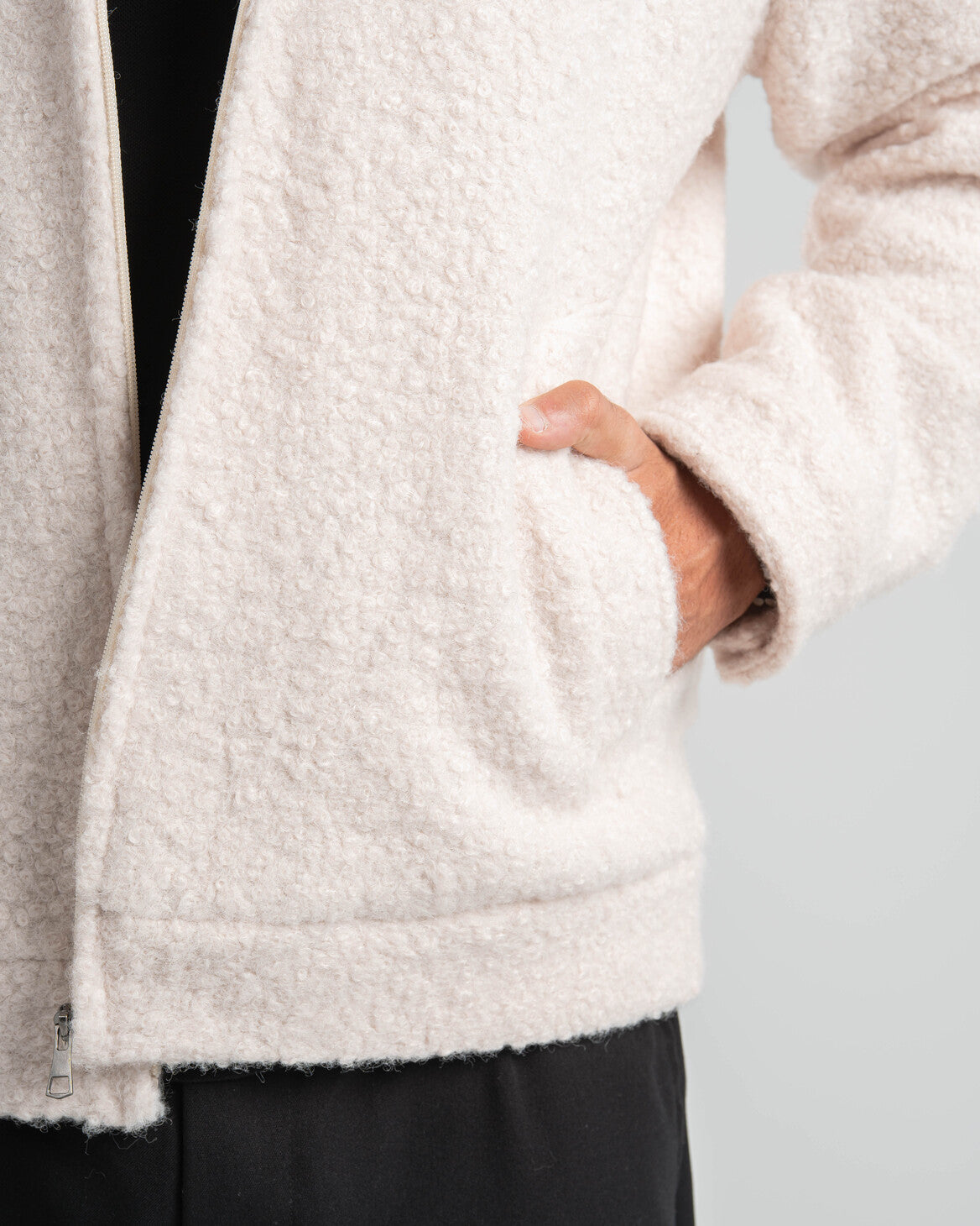 OFF-WHITE FAUX JACKET