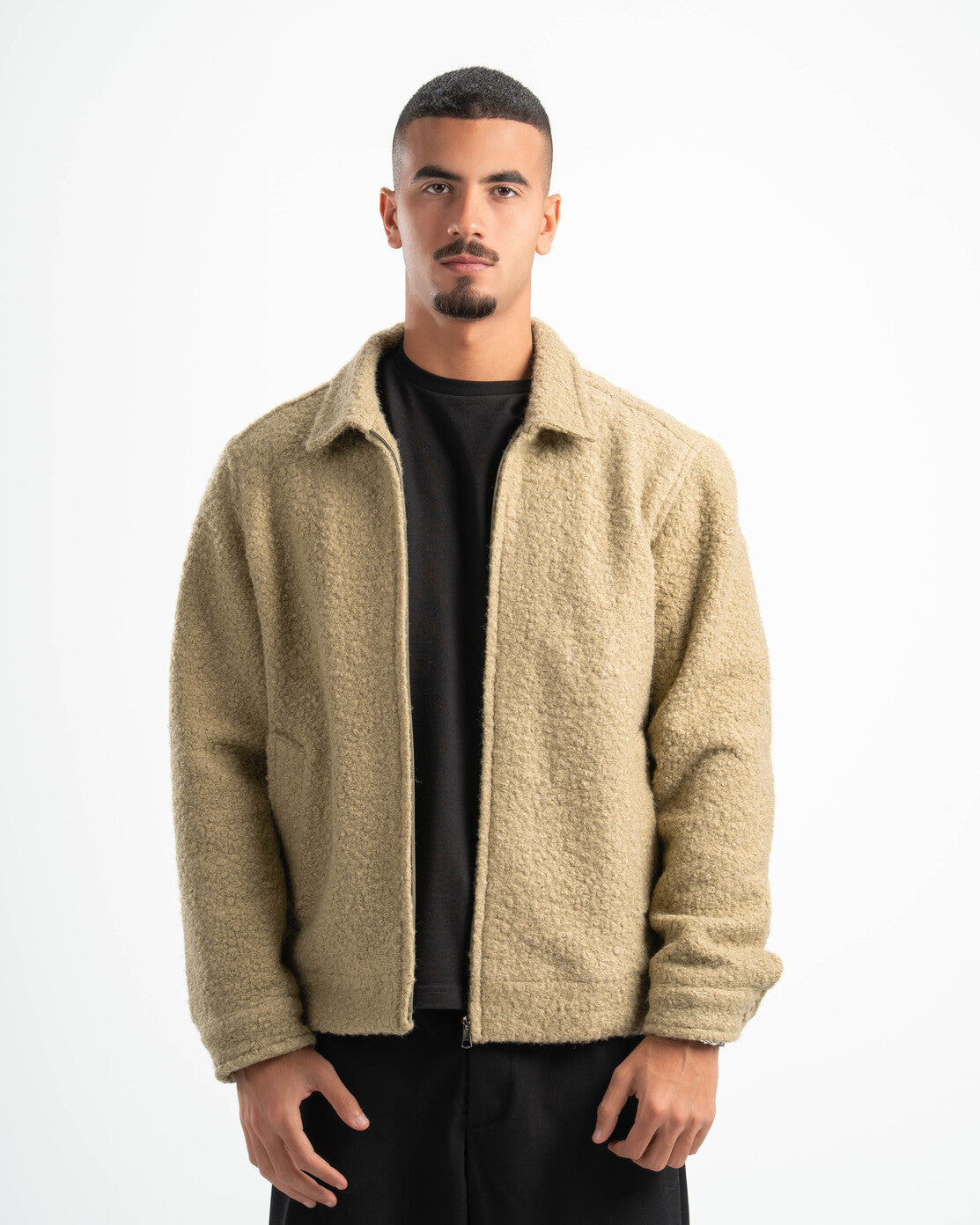 SAGE GREEN FAUX JACKET