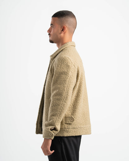 SAGE GREEN FAUX JACKET